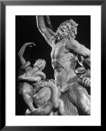 Detail Of Laocoon Statue On Display In Museum by Bernard Hoffman Pricing Limited Edition Print image