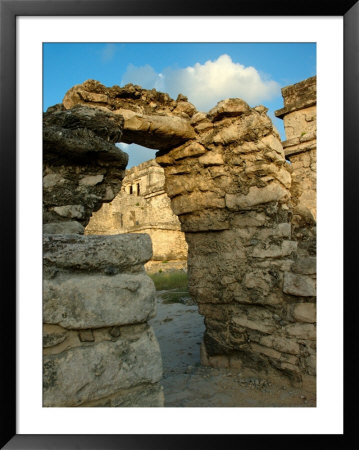 Stone Archway At Ruins, Tulum, Mexico by Lisa S. Engelbrecht Pricing Limited Edition Print image