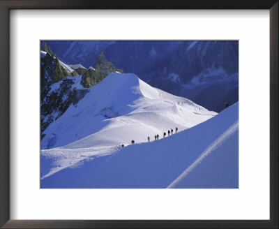 Mont Blanc Range Near Chamonix, French Alps, Haute-Savoie, France, Europe by Roy Rainford Pricing Limited Edition Print image