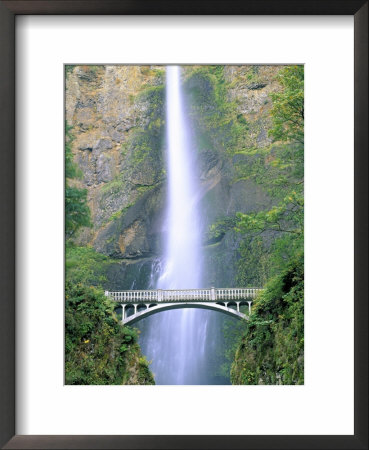 Multnomah Falls, Colombia River Gorge, Oregon, Usa by Walter Bibikow Pricing Limited Edition Print image