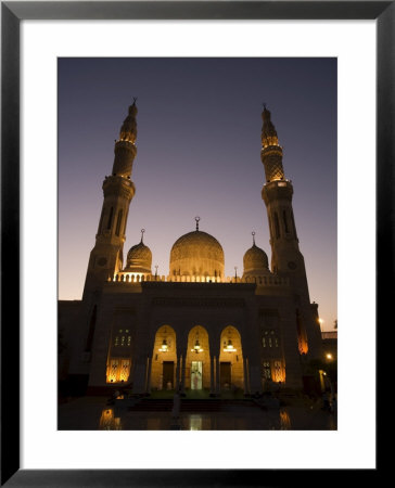 Jumeirah Mosque, Dubai, United Arab Emirates, Middle East by Gavin Hellier Pricing Limited Edition Print image