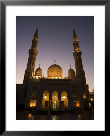Jumeirah Mosque, Dubai, United Arab Emirates, Middle East by Gavin Hellier Pricing Limited Edition Print image