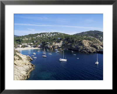 Cala Vedella, Ibiza, Balearic Islands, Spain, Mediterranean by Hans Peter Merten Pricing Limited Edition Print image