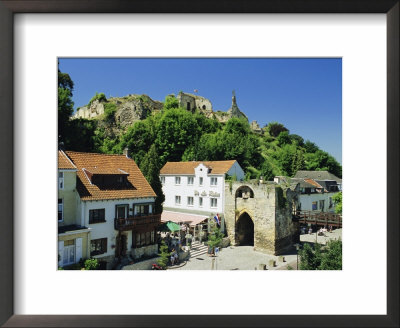 Castle Ruins Overlooking The Town, Valkenburg, Netherlands, Europe by Gavin Hellier Pricing Limited Edition Print image