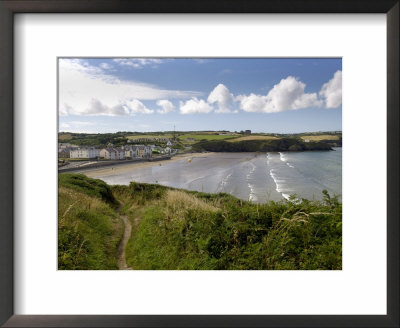 Broad Haven On The Pembrokeshire Coast Path, Pembrokeshire, Wales, United Kingdom by Rob Cousins Pricing Limited Edition Print image