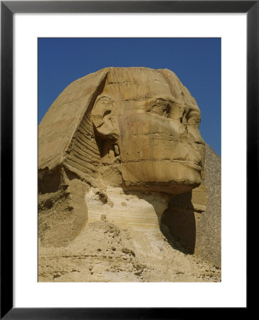 View Of The Head Of The Great Sphinx At Giza by Kenneth Garrett Pricing Limited Edition Print image