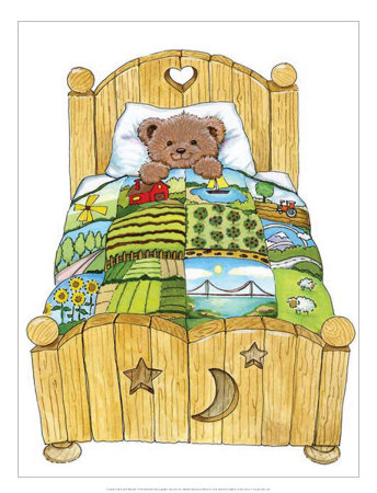 Quilt Teddy by Karen Bates Pricing Limited Edition Print image