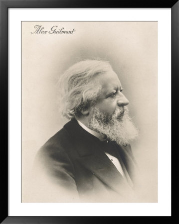 Felix-Alexandre Guilmant French Organist And Composer by Marius Neyroud Pricing Limited Edition Print image