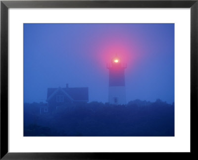 Nauset Light Probes The Fog by Michael Melford Pricing Limited Edition Print image