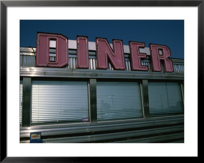 Classic Diner Sign To Pull In Hungry Patrons by Stephen St. John Pricing Limited Edition Print image