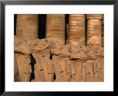 Avenue Of Ram Headed Sphinxes At Karnak Temple, Luxor, Egypt by Chris Mellor Pricing Limited Edition Print image