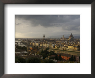 Elevated View Over City From Piazzele Michelangelo, Florence, Italy by Brimberg & Coulson Pricing Limited Edition Print image