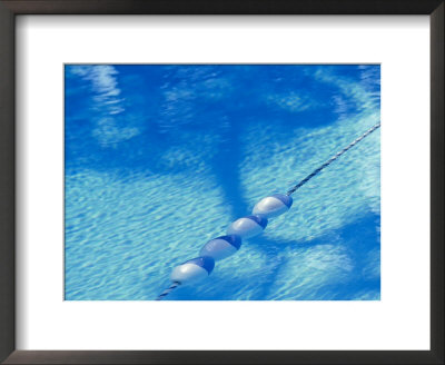Closeup Of A Rope In A Swimming Pool by Kenneth Garrett Pricing Limited Edition Print image