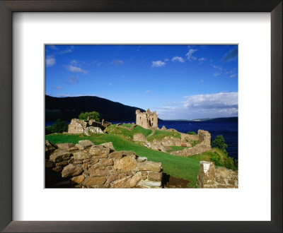 Urquhart Castle Remains On Shores Of Loch Ness, Drumnadrochit, United Kingdom by Johnson Dennis Pricing Limited Edition Print image