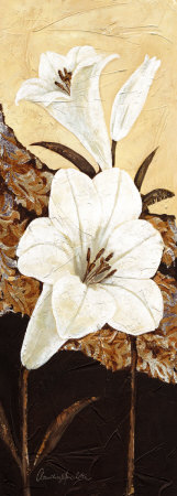 White Oriental Lilies I by Claudia Ancilotti Pricing Limited Edition Print image