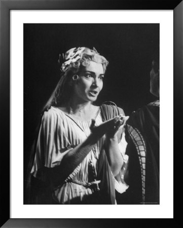 Soprano Maria Callas Singing Casta Diva The Title Role Of Bellini's Norma by Gordon Parks Pricing Limited Edition Print image