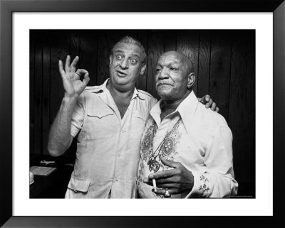 Comedians Rodney Dangerfield And Redd Foxx by David Mcgough Pricing Limited Edition Print image