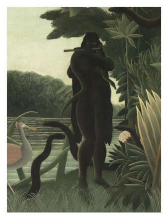 The Snake Charmer, 1907 (Detail) by Henri Rousseau Pricing Limited Edition Print image
