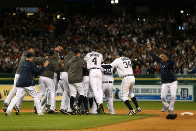 Detroit, Mi - Oct. 18: Detroit Tigers V New York Yankees - Octavio Dotel by Jonathan Daniel Pricing Limited Edition Print image