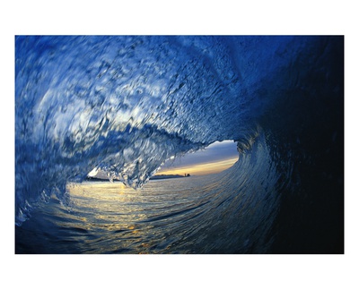 Inside Breaking Ocean Wave by David Pu'u Pricing Limited Edition Print image