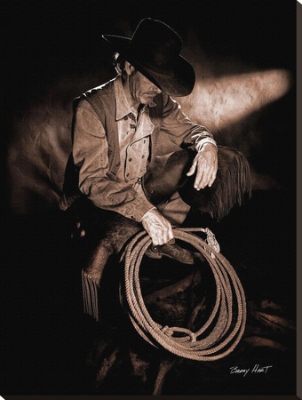 Cowboy Contemplation by Barry Hart Pricing Limited Edition Print image