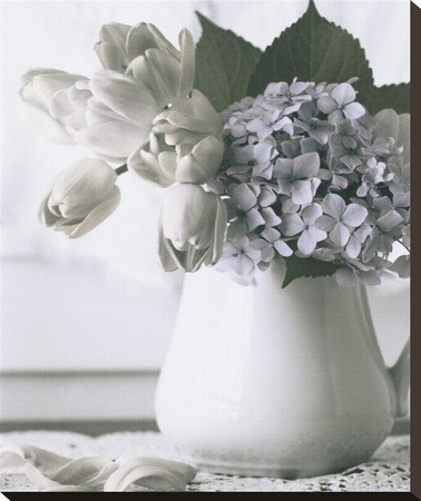Hydrangea With Tulips by Dianne Poinski Pricing Limited Edition Print image