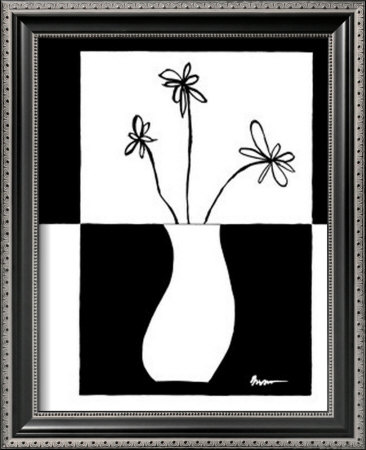 Minimalist Flower In Vase Iv by Jennifer Goldberger Pricing Limited Edition Print image