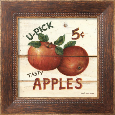 U-Pick Apples, Five Cents by David Carter Brown Pricing Limited Edition Print image