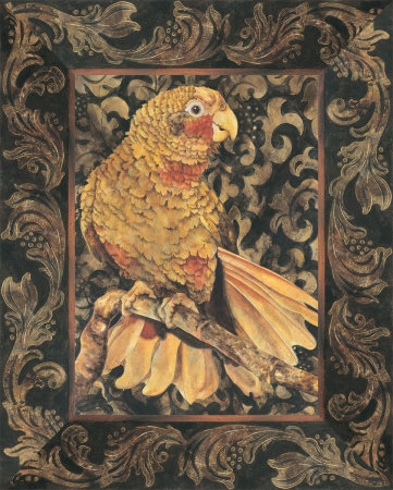 Golden Parrot I by Pat Woodworth Pricing Limited Edition Print image