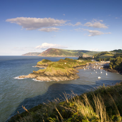 Looking Across To Watermouth From Widmouth Head, North Devon, England, United Kingdom, Europe by Adam Burton Pricing Limited Edition Print image