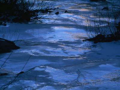 Frozen Stream In Hemis National Park by Steve Winter Pricing Limited Edition Print image