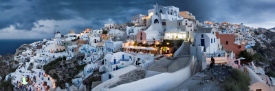 Panoramic View Of Greek Isle by Scott Stulberg Pricing Limited Edition Print image