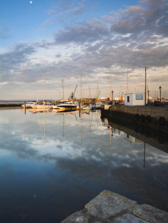 Early Morning Besides Poole Quay, Dorset, England, United Kingdom, Europe by Adam Burton Pricing Limited Edition Print image