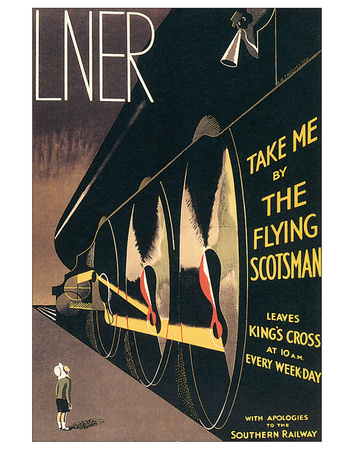 Lner, Take Me By The Flying Scotsman by A. R. Thomson Pricing Limited Edition Print image