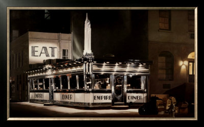 Empire Diner 1976 by John Baeder Pricing Limited Edition Print image