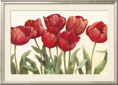 Ruby Tulips by Carol Rowan Pricing Limited Edition Print image