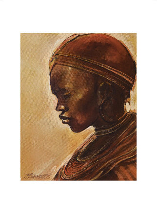 Masai Woman Ii by Jonathan Sanders Pricing Limited Edition Print image