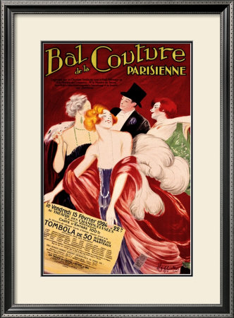 Bal De La Couture Parisienne by Leonetto Cappiello Pricing Limited Edition Print image