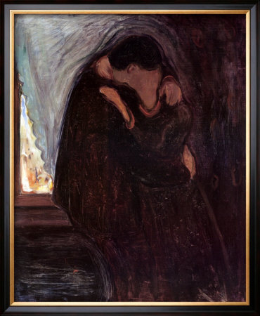 The Kiss, 1897 by Edvard Munch Pricing Limited Edition Print image