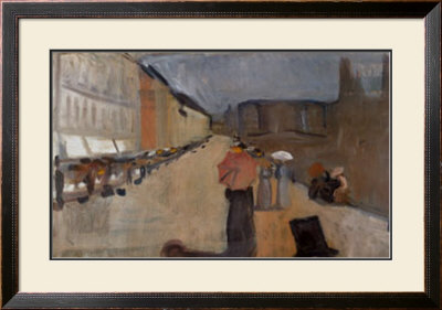 From Karl Johan Street, 1890 by Edvard Munch Pricing Limited Edition Print image