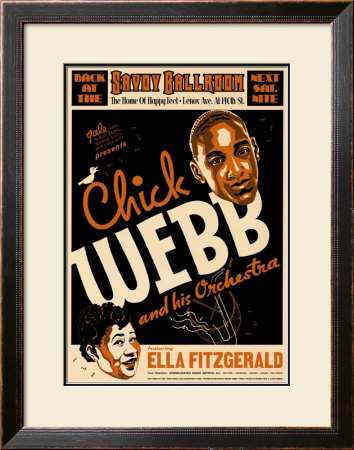Chick Webb And Ella Fitzgerald At The Savoy Ballroom, New York City, 1935 by Dennis Loren Pricing Limited Edition Print image