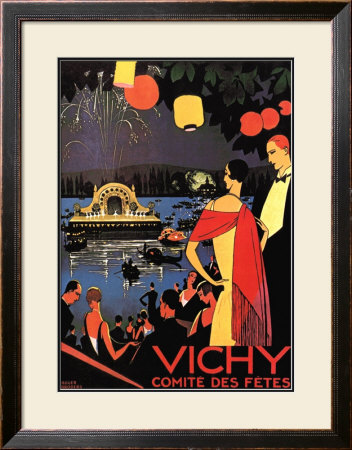 Vichy, Comite Des Fetes by Roger Broders Pricing Limited Edition Print image