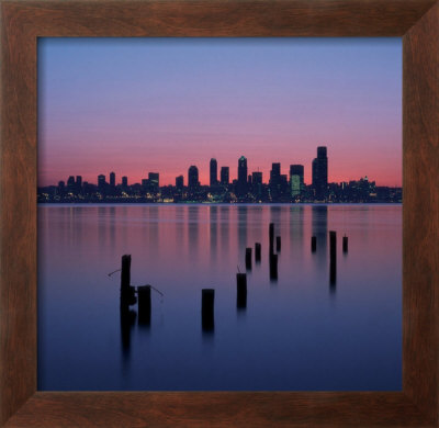 Seattle Sunrise by Philip Corwin Pricing Limited Edition Print image