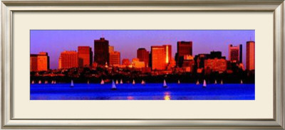 Boston - Yachts On Charles River by Chuck Pefley Pricing Limited Edition Print image