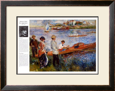 The Impressionists - Pierre-Auguste Renoir - Oarsmen At Chatou by Pierre-Auguste Renoir Pricing Limited Edition Print image