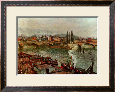 Stone Bridge Rouen by Camille Pissarro Pricing Limited Edition Print image