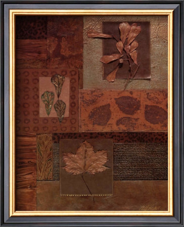 Leaf Collage Ii by Merri Pattinian Pricing Limited Edition Print image