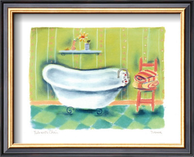 Tub With Chair by Dona Turner Pricing Limited Edition Print image