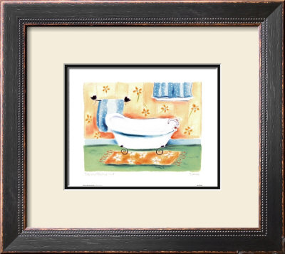 Tub On Flowered Mat by Dona Turner Pricing Limited Edition Print image