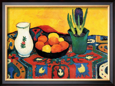 Hyazinthenteppich Still Life by Auguste Macke Pricing Limited Edition Print image